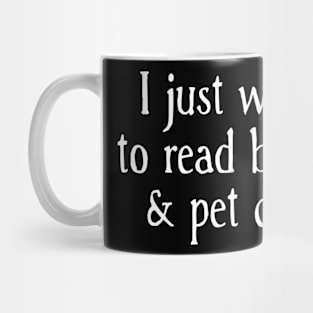 Book Cat Lover Funny Reading Gift Mug